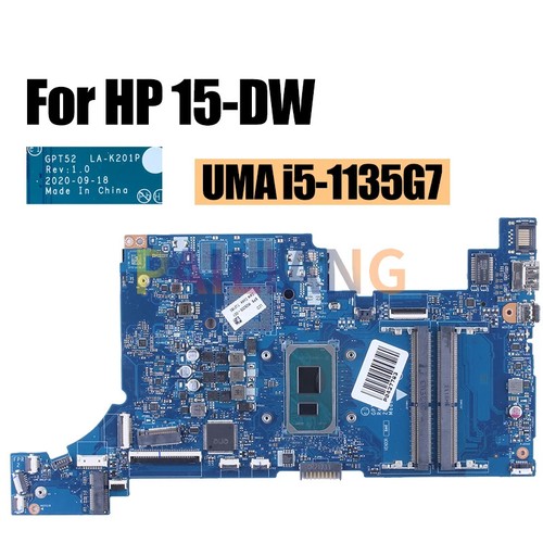 For HP 15-DW Notebook Mainboard Laptop LA-K201P M29205-601 i3 i5 i7 11th - Picture 9 of 11