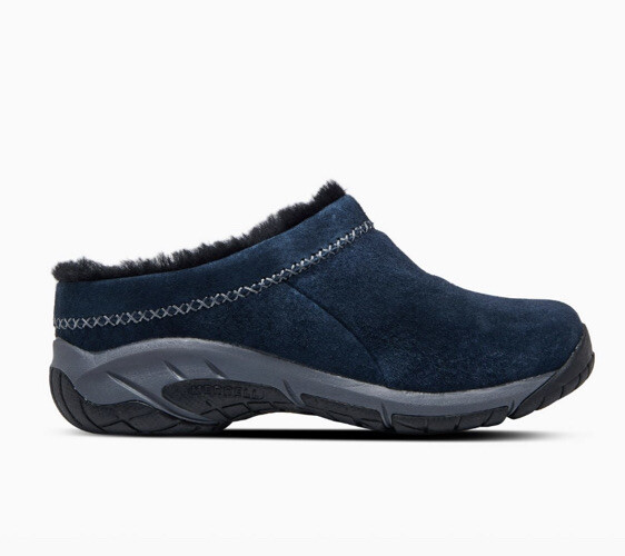 merrell shearling clogs
