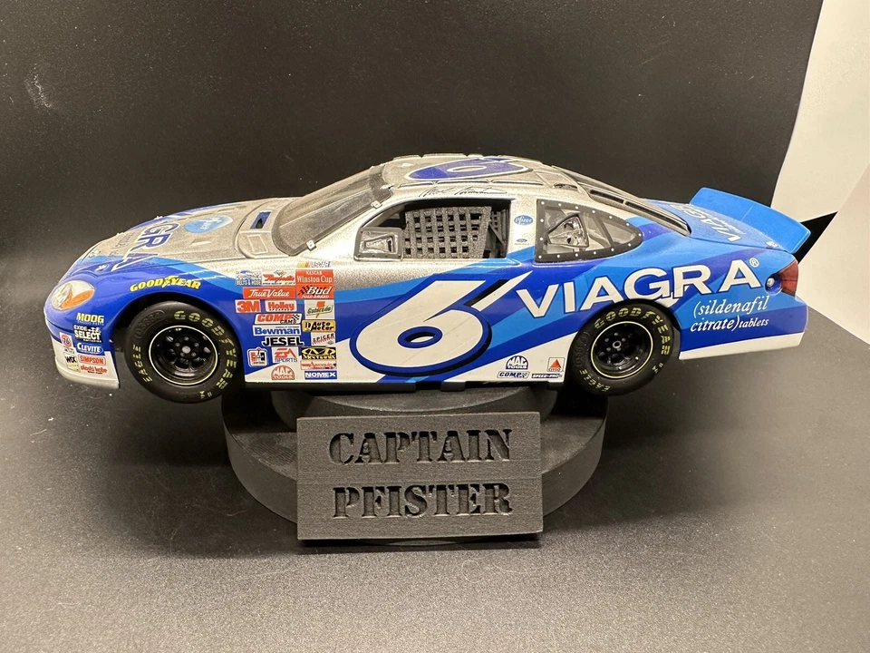 NASCAR Mark Martin 1/24 2000 PREFERIDO #6 VIAGRA Ford Taurus DieCast Limited Foto 2 de 4