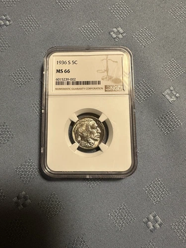 1936-S Buffalo Nickel MS66 NGC