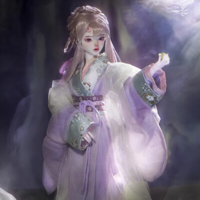 Handmade 1/4 Resin BJD Doll SD Ball Joint Doll Dragon Girl