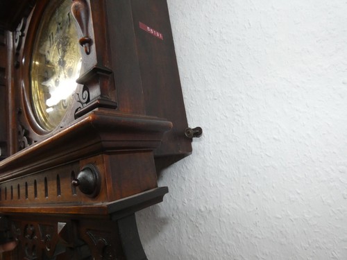 55191 ETZOLD & Popitz/LENZKIRCH reloj de pared reloj de terrateniente macizo nogal - 70x44 cm - Imagen 18 de 24