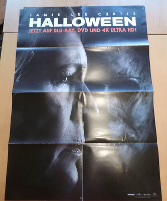 DVD Film Poster Plakat - HALLOWEEN - Jamie Lee Curtis - Michael Myers - DIN A 1