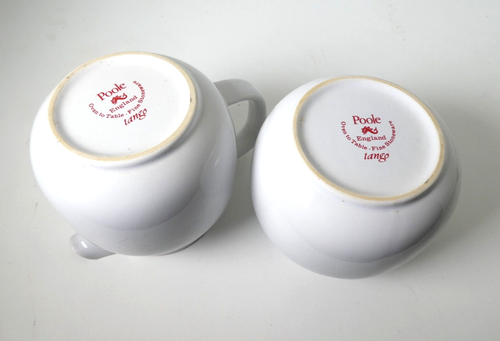 Poole Tango Blanco Rojo Gres Desayuno Tazas Platos Cuencos Multi Opción - Imagen 21 de 21