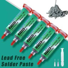 NC 559 ASM SYRINGE SOLDER PASTE LEAD FREE LOW RESIDUE SOLDER FLUX NO CLEAN PARKS
