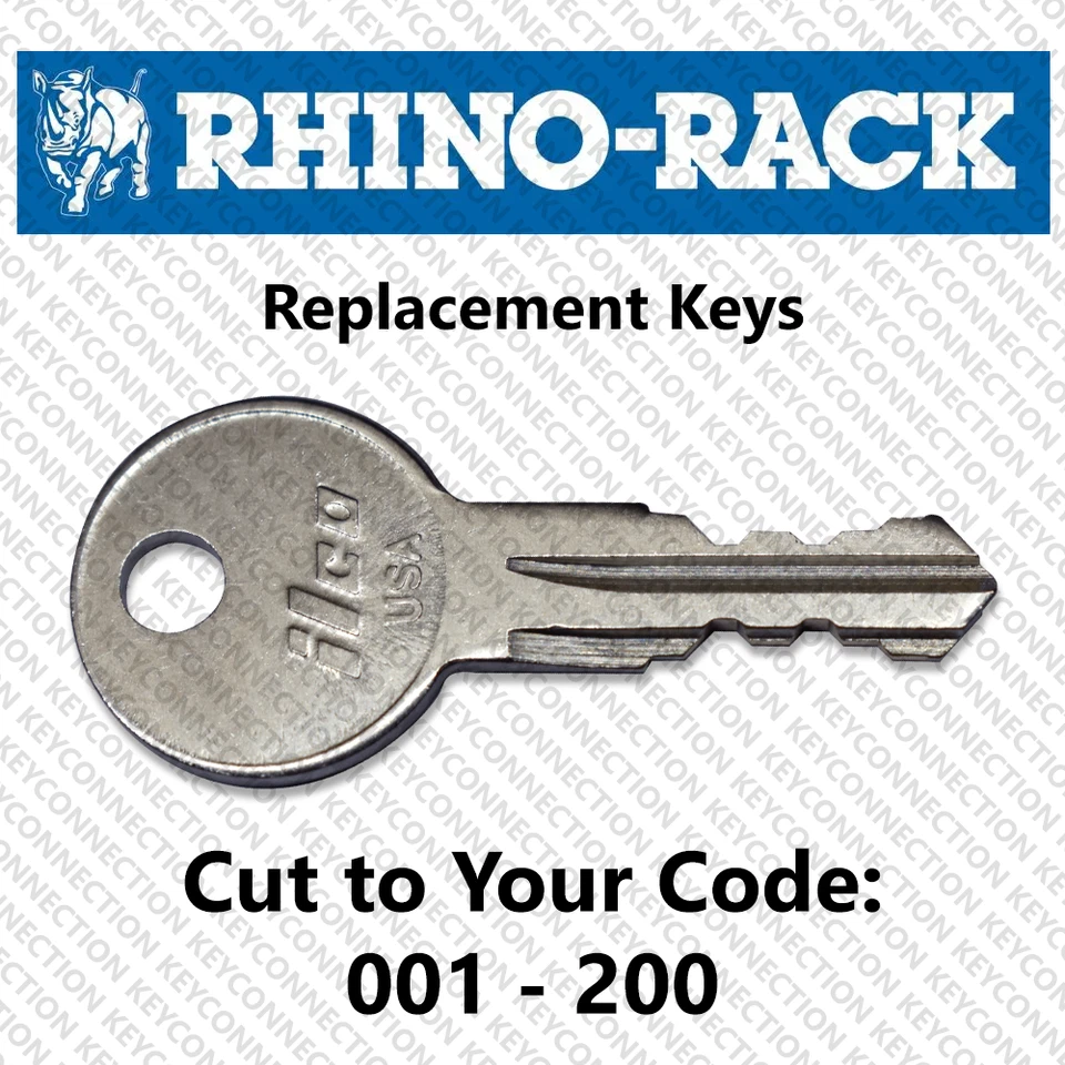 THULE Rhino Rack Replacement Key Cut to Your Code 001 - 200
