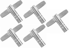 Zenison 5 Pack Metal Drum Tuning Key Tuner Standard 5 mm Square Hardware Key