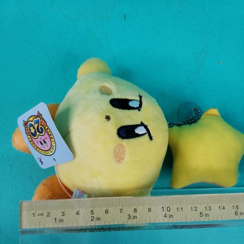 Kirby Dream Land Gelber Stern 4 Zoll Plüschtier Neu mit Etikett Nintendo 20th Anniv. Japan - Bild 8 von 8
