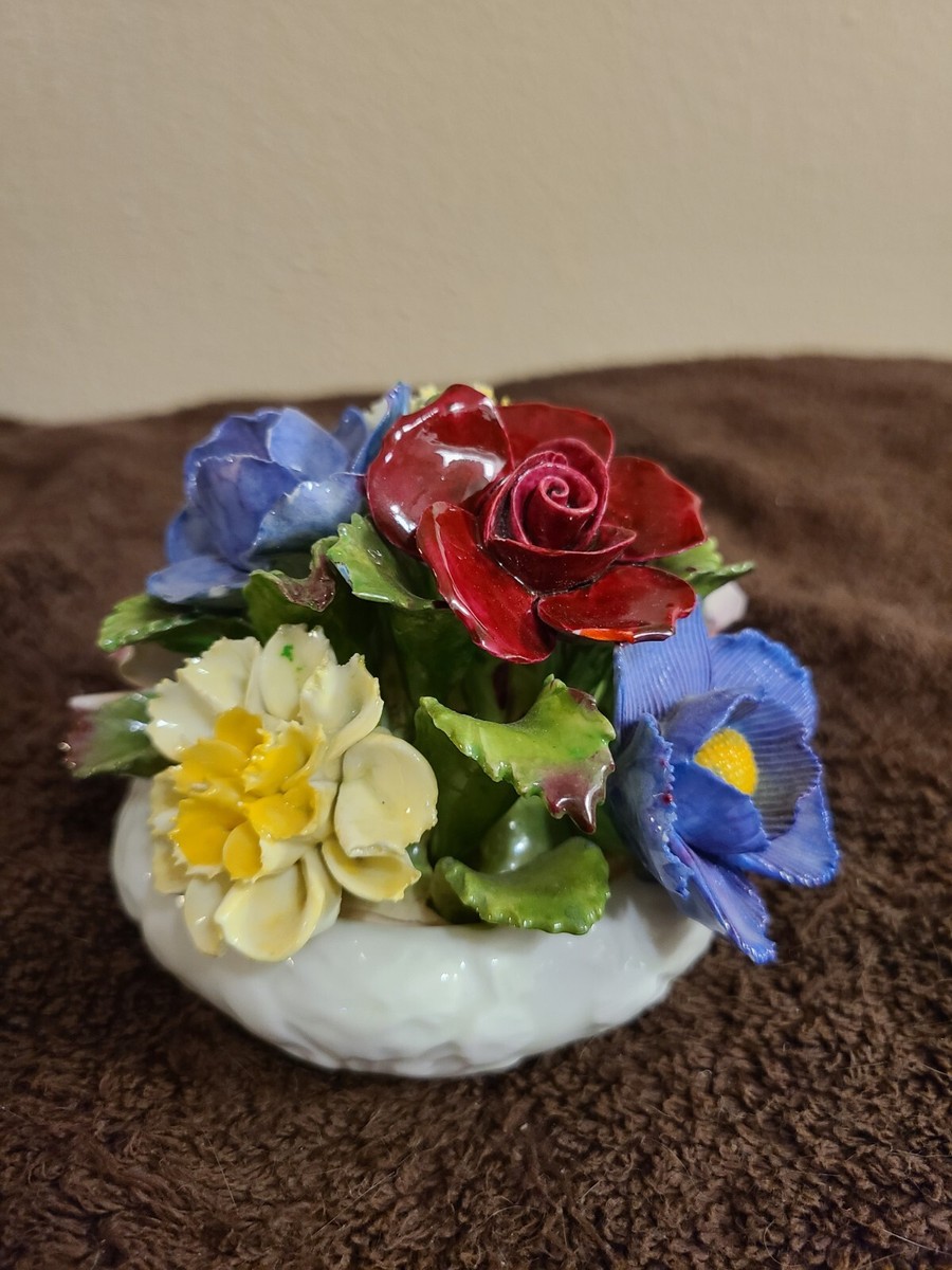 Vtg AYNSLEY FINE BONE CHINA FLOWER Bouquet Arrangement England | eBay