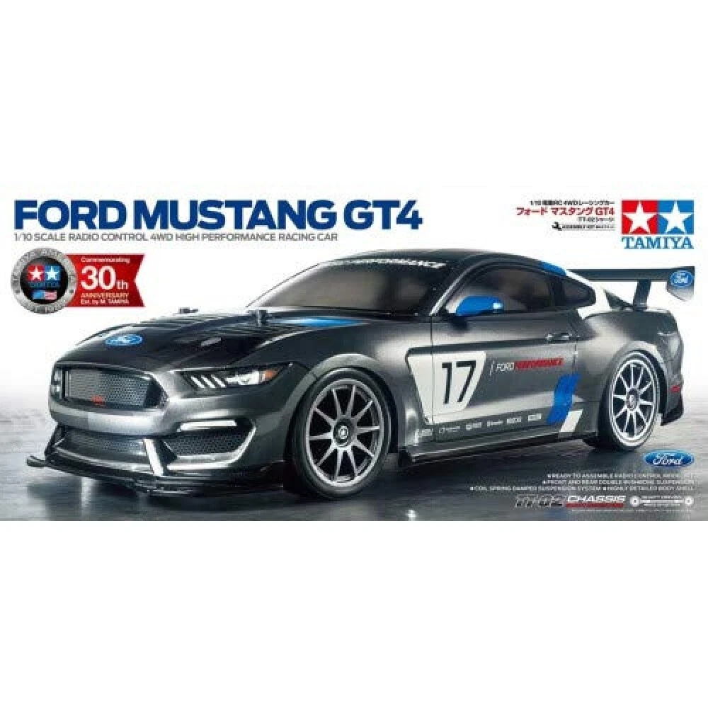 Tamiya 58664 1/10 Electric RC Car Series No.664 Ford Mustang GT4