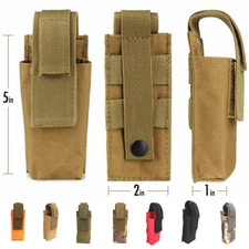 Flashlight Pouch Portable Scissors Pouch Waterproof EDC Tactical Molle Waist Bag