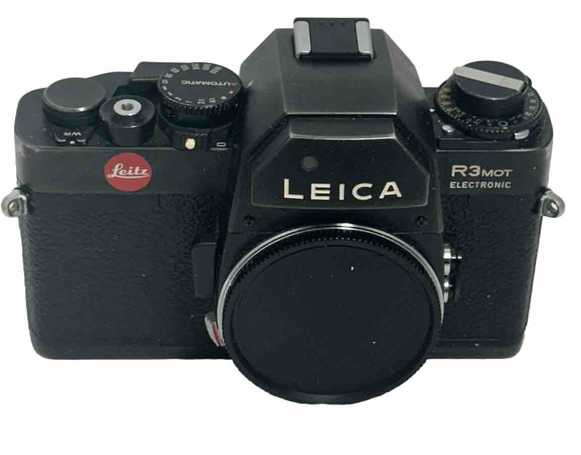 【希少】 LEICA ライカ R3 MOT ELECTRONIC フィルムカメラ LEICA(ライカ) R3 ブラック ボディ | 新宿の稀少中古カメラ・フィルム