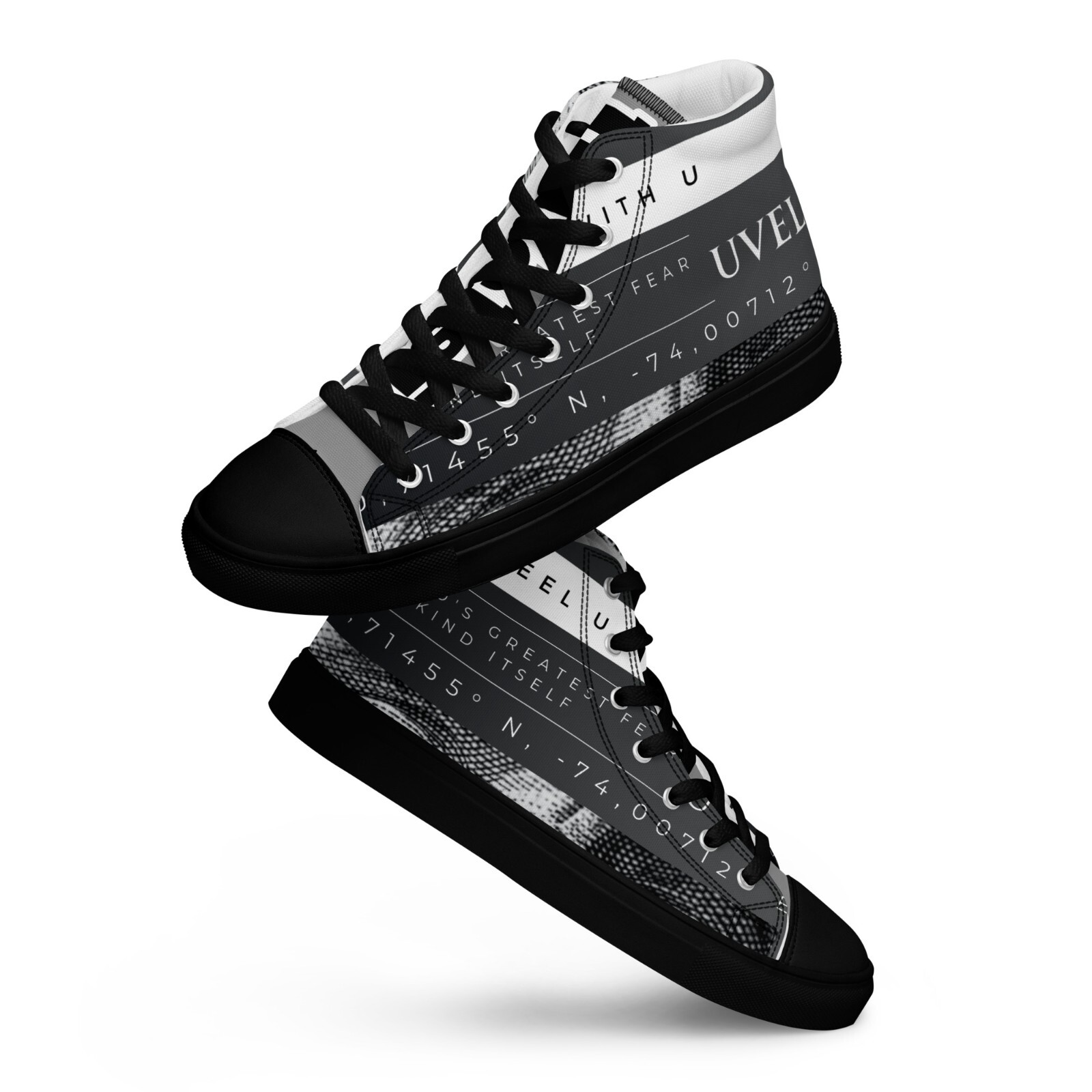 Modern Aesthetic Sneakers UVelsi Men's Shoes High Top Classic Rome Version