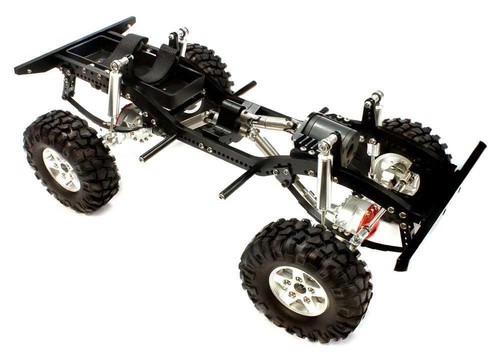 Billet Machined Silver 1/10 Type D90 Roller 4WD Off-Road Scale Crawler ARTR - Picture 4 of 5