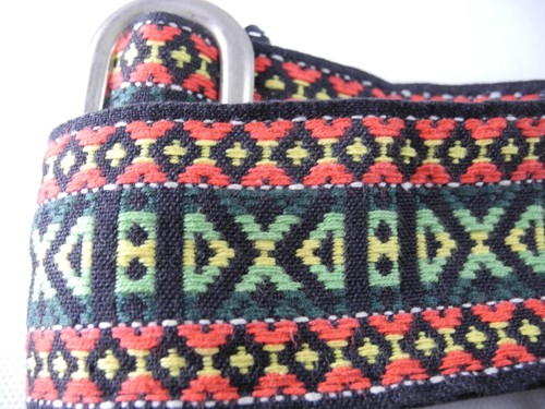 Hippie wide shoulder camera strap vintage from 1970's PERFECT METAL BUCKELS - Picture 7 of 7