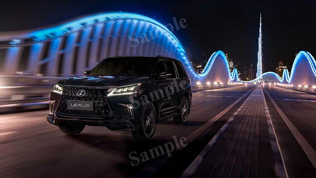Lexus LX 570 S Black Edition 2020 High Res Wall Decor Print Photo