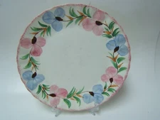 Blue Ridge Southern Pottery Sweet Pea Colonial Luncheon Plate Very Good 9 1/4