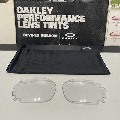 Oakley Jawbone / Racing Jacket CLEAR lenses - Vented / Brand New + Oakley bag