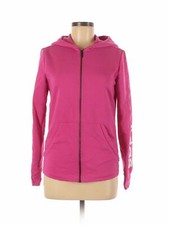 Adidas Women Pink Zip Up Hoodie M