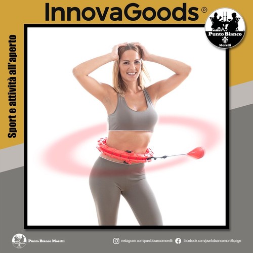 Hula Hopp anello fitness attrezzi per addominali da palestra e casa - Imagen 8 de 10