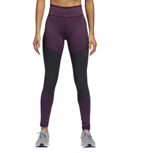 Adidas Performer Damen-Long-Tights mit hohem Bund Größe S BQ9807 meliert Laufen Yoga - Bild 2 von 4