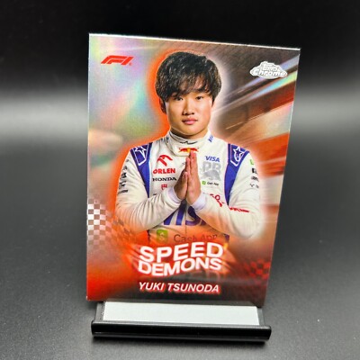 2024 Topps Chrome Formula 1 F1 Speed Demons #17 Yuki Tsunoda | eBay