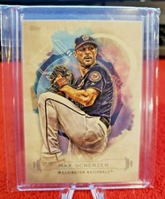 MAX SCHERZER~ 2019 TOPPS INCEPTION BASEBALL BASE CARD #2