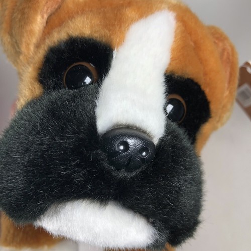 Miyoni By Aurora Plush Boxer Dog Brown White Black 11” 2016 With Tag - Picture 9 of 12
