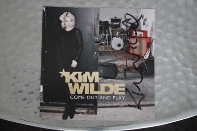 Kim Wilde - Come Out and Play CD Album signed / autograph / signiert