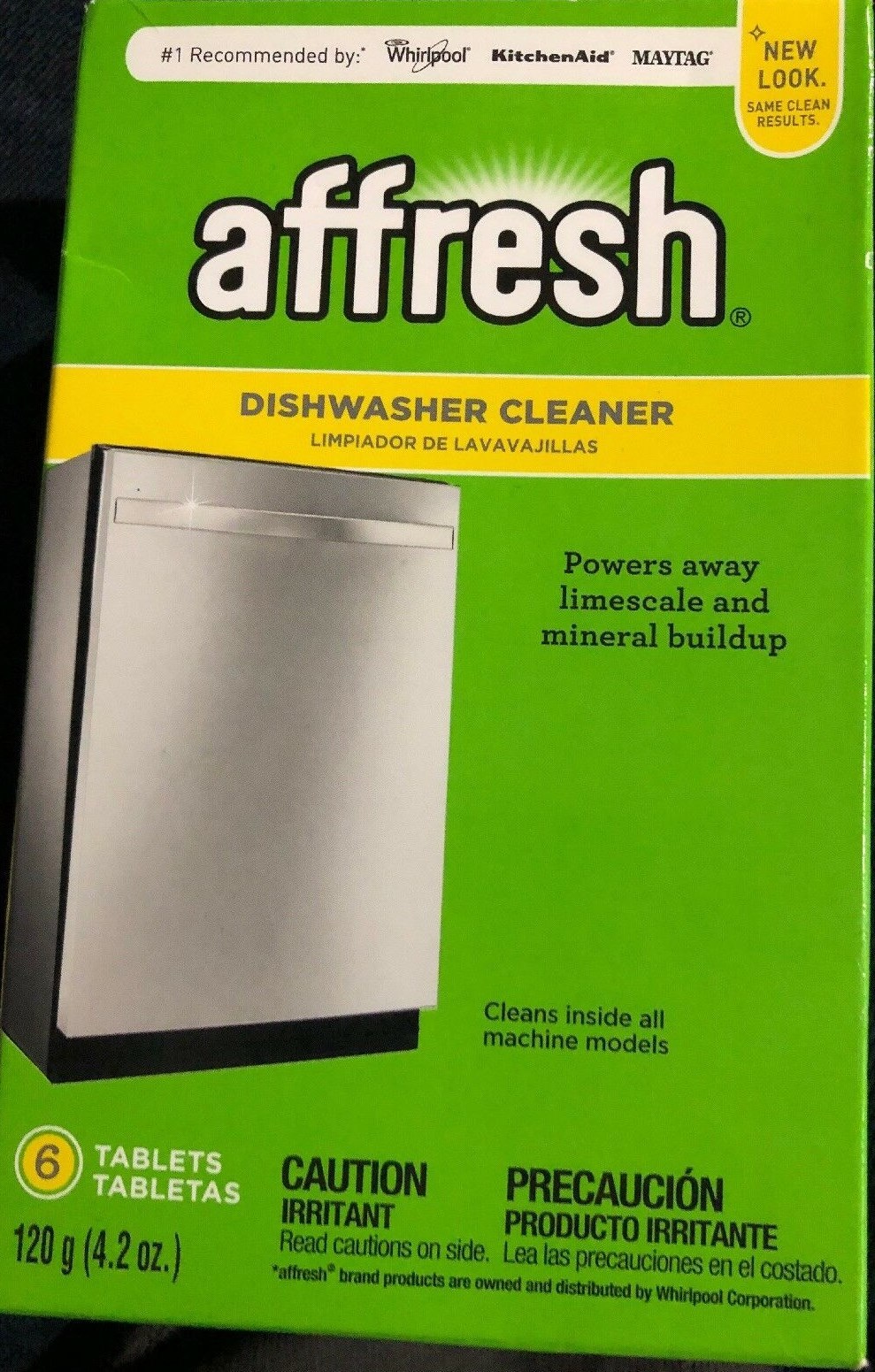 my kitchenaid dishwasher says affresh