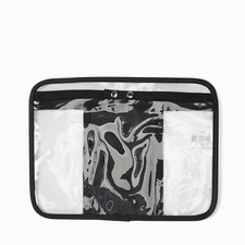 THIRTYONE Thirty One 31 Gifts Clear Utility Pocket BRAND NEW - BLACK