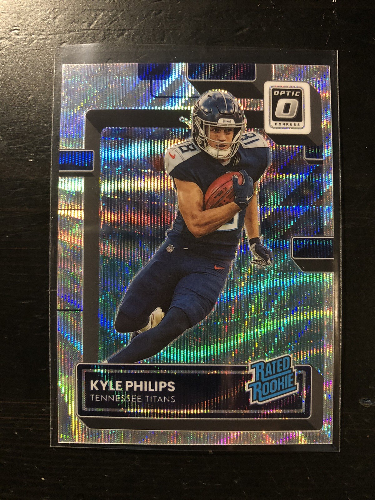 Kyle Philips  2022 Optic Premium Rated Rookie Silver Wave /300 Prizm #296 PWE