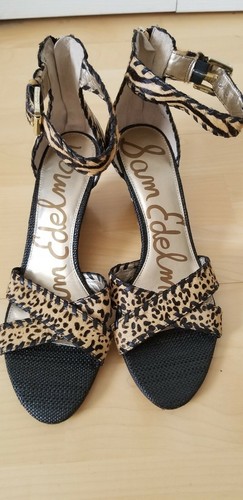 sam edelman leopard print sandals