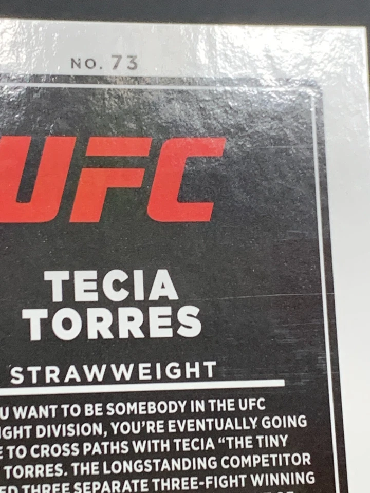 Tecia Torres 73 Purple Prizm Donruss Optic UFC Panini 2022 - Image 4 of 4