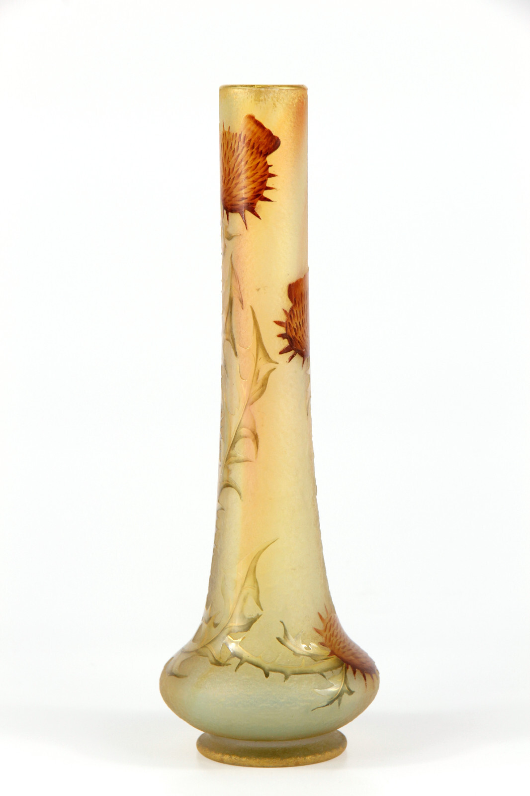 Daum Nancy Vase Original Jugendstil Glas Art Nouveau eBay