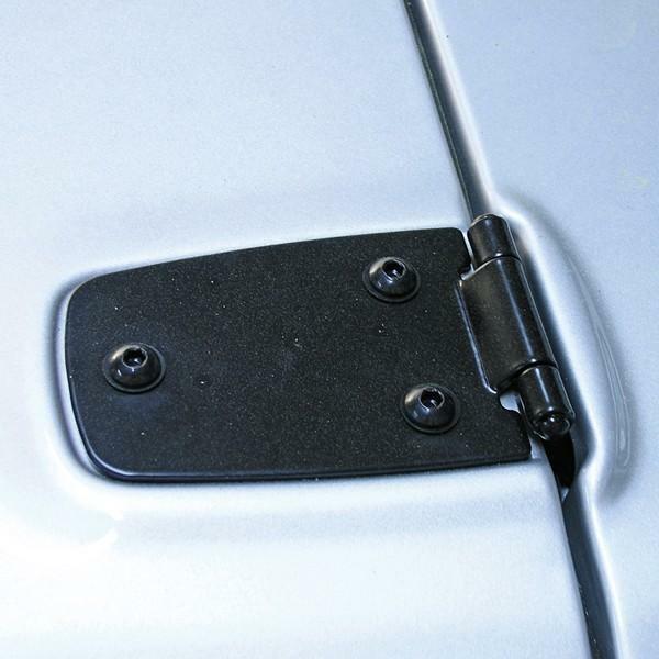 Charnière de capot noire pour sortie tout-terrain Jeep Wrangler YJ et CJ