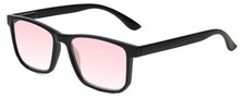 Calabria R861 Pink FL 41 Reading Glasses 0.75 Black Unisex Fluorescent Light Se
