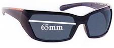 SFx Replacement Sunglass Lenses fits Prada SPS07G - 65mm Wide