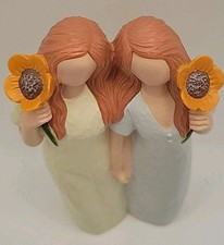 Mother/Daughter Figurine Gift For Girlfriends, Sisters, Friends, Love, Willow