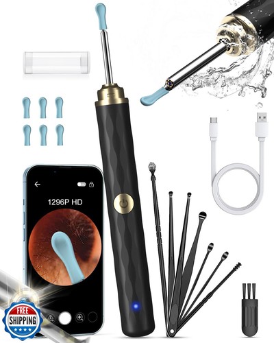 Kekoy Ear Wax Removal Camera, Ear Cleaner 1296P HD Camera, Ear Cleaning Kit w
