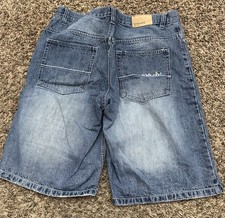 Vintage Y2K Ecko Unltd Jean Shorts Jorts Blue Baggy Fit Mens Size 36x10