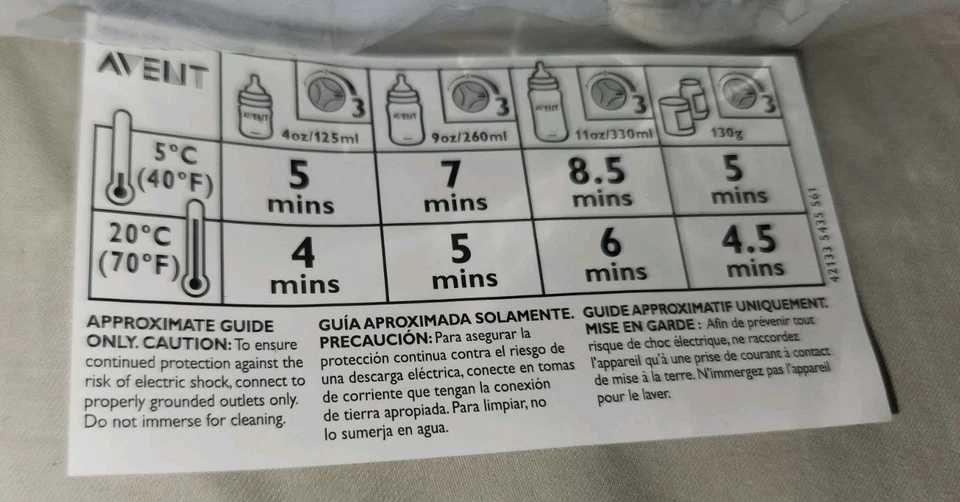 Biberón eléctrico y calentador de alimentos para bebés Philips Avent SCF255/33 Foto 4 de 4