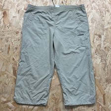 Vintage Adidas Y2K 3/4 Length Shorts Track Pants Baggy Beige Cream XL