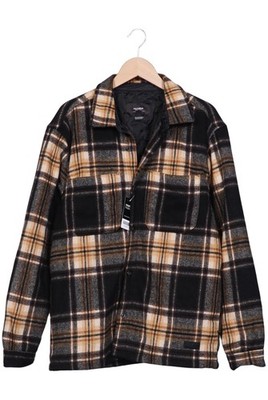 Pull & Bear Jacke Herren Anorak Jacket Kurzmantel Gr. L Wolle Baumwo... #vs14hvm