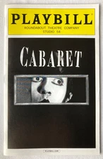 Cabaret July 2014 Revival Playbill Studio 54 Roundabout Theatre Company