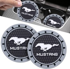 Car Cup Holder Coasters for MUSTANG 2 PCS, Non-Slip Car Interior Accessory