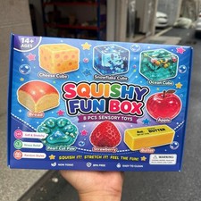 8-Piece Set Mystery Squishy Box Malt Sugar Stress Relief Fidget Toys TL
