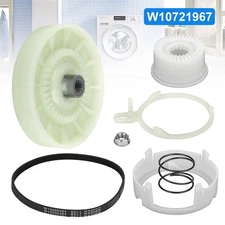 For Whirlpool W10006356 AP4514410 PS2579377 W10721967 Washer Pulley Clutch Kit