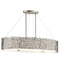 Deckenlampe Rina In Zinn Weiß 4-Flmg B:86Cm Verstellbar Modern Lampe Esszimmer