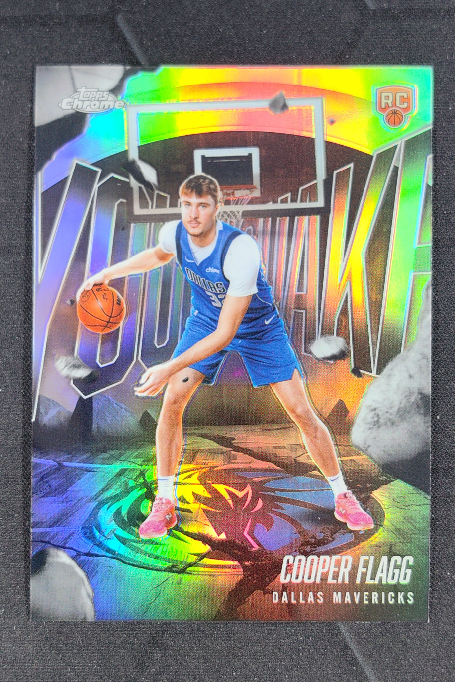 2025 Topps Chrome Basketball Cooper Flagg Refractor Youthquake RC #YQ-1